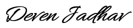Signature of undefined, an organiser of the hackathon.