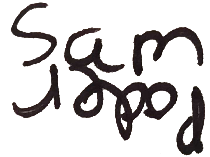 Signature of undefined, an organiser of the hackathon.