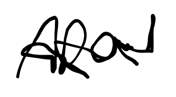 Signature of undefined, an organiser of the hackathon.